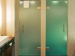 Фото на стекле в ванную и туалет