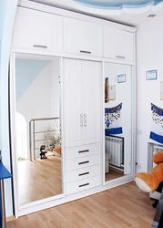 Built-In Wardrobes With Mezzanines In The Hallway Photo