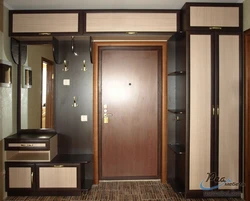 Built-In Wardrobes With Mezzanines In The Hallway Photo