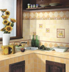 Photo of 10 x 10 tiles for the kitchen