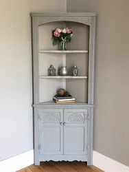 Corner kitchen cupboard photo
