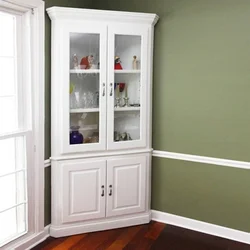 Corner kitchen cupboard photo