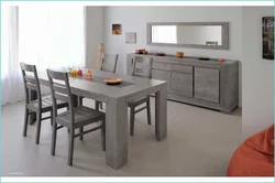 Kitchen table photo in gray