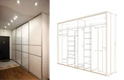 Photo Of A Wardrobe In The Hallway 3 Doors