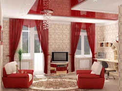 Suspended ceilings with flowers for the living room photo