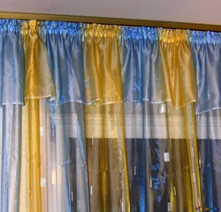 Oshxona uchun organza pardalari, o'zingizning fotosuratlaringiz