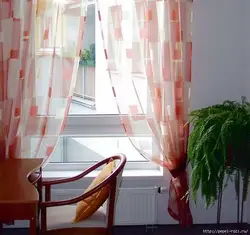 Пардахои органза барои ошхона, суратхои худ