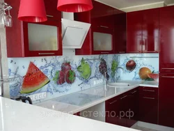 Размеры фартуков для кухни из пластика фото