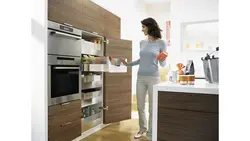 Мебель для бытовой техники на кухне фото