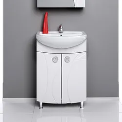 Hamam Şkafı Ilə Lavabo 55 Şəkil