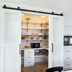 Kitchens In Panel Houses With A Pantry Photo