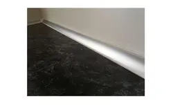 Black baseboard for kitchen countertop photo