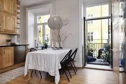 Window In The Kitchen In Scandinavian Style Photo