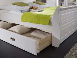 1 double bed with drawers photo