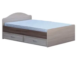 1 double bed with drawers photo