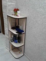 Koridorda Künc Şkafı Və Ayaqqabı Rafı Fotoşəkili