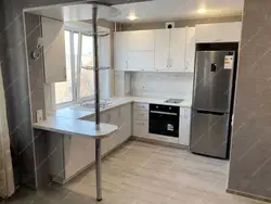 Mətbəx 5 kv.m. bar sayğac şəkli ilə