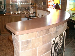 Photo Of Kitchen Bar Counters Made Of Marble