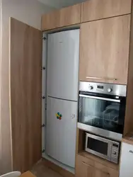 Кухня Холодильник И Духовой Шкаф Рядом Фото