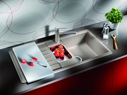 Sizning oshxonangizda qanday lavabo bor? fotosurat