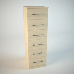 Narrow chests of drawers up to 30 cm in the bedroom photo