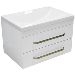 Lavabo ilə vanna otağı şkafı 60 sm fotoşəkil