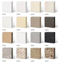 Рангҳои countertops ошхона аз санги сунъӣ сурат