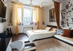 Photo of rooms in an apartment with one bed