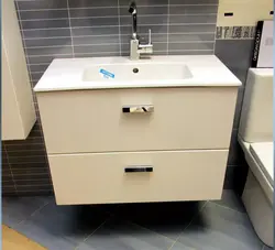 How to install a sink with a cabinet in the bathroom photo