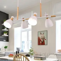 Chandeliers вимпел барои ошхона дар акс сабки муосир