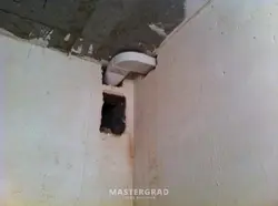 Ventilation in Khrushchev in the bathroom and toilet photo