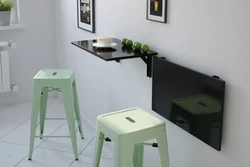 Столы На Кухню Фото Которые Крепятся К Стене