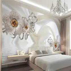 3 d wallpaper for bedroom photo with flowers