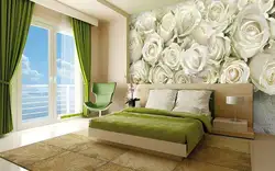 3 d wallpaper for bedroom photo with flowers