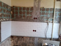 Кай Ба Насб Backsplash Сафолҳои Дар Акс Ошхона