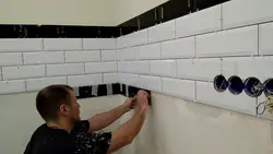 Кай ба насб backsplash сафолҳои дар акс ошхона