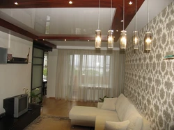Photo Of Suspended Ceilings Square Within A Square In The Living Room