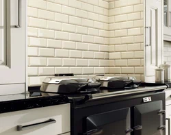 Kitchen Backsplash Tiles White With Edges Photo