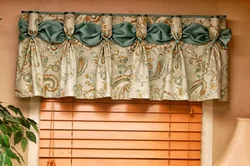How to sew curtains for the kitchen from leftover tulle photo