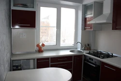 Turnkey kitchen in Khrushchev 5 sq m photo