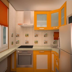 Turnkey kitchen in Khrushchev 5 sq m photo