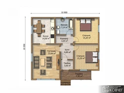Houses 12 By 12 One-Story With 3 Bedrooms Photo