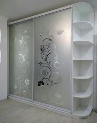 Mirrors with a pattern for bedroom wardrobes photo