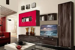 Modular living room in a modern style, full wall photo