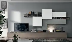 Modular Living Room In A Modern Style, Full Wall Photo