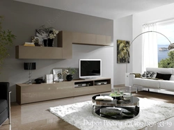 Modular Living Room In A Modern Style, Full Wall Photo