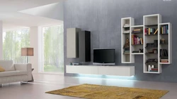Modular living room in a modern style, full wall photo