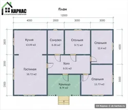 House layout 8 by 8 one-story with one bedroom photo