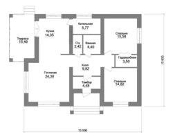 House project 10 by 10 one-story with 2 bedrooms photo