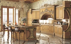 Royal kitchen interior